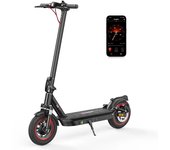 Patinete Eléctrico Plegable iScooter i10, 650W, 36V 15Ah, 40km/h, 45km de Autonomía, Control por App, Neumáticos de 10 , IP54, Patinete Eléctrico Urbano para Desplazamiento 36V 650W 15Ah negro