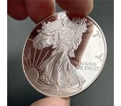 Moneda del desafío de la Estatua de la Libertad de 2021, coleccionables de plata fina, Estados Unidos