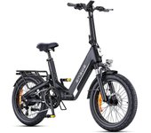 ENGWE L20 3.0 Boost 20'' Fat Tire Ebike 250W 75Nm Boost Power Full Suspension Compact E-bike with 48 V 13.5 Ah Battery negro
