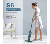Fregona eléctrica de mano inalámbrica con pulverizador de agua y humidificador