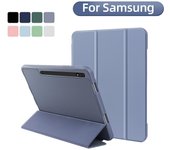 Funda YurKem para Samsung Galaxy Tab S8 S7 S6 Lite S7 Plus S7 FE S8 Plus S8 Ultra con bandeja para lápiz, función de encendido y apagado automático S6 Lite 10.4 inch 2022 negro