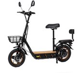 Patinete eléctrico Kukirin C1 Pro de 500 W para adultos, 48 V, 26 Ah, velocidad máxima de 45 km/h, neumáticos sin cámara de 14 , autonomía de 100 km, pantalla LED, intermitentes, IP54 48V 500W 26Ah amarillo/negro