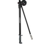 Lixada Bomba de choque de aire para bicicleta con manómetro 300PSI Bomba infladora de neumáticos de bicicleta de alta presión para negro