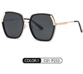 Gafas de sol polarizadas de moda para mujer, gafas de sol de metal para fotografía callejera, gafas de sol polarizadas para conducir UV400