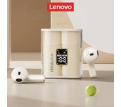 Auriculares estéreo inalámbricos originales Lenovo XT56, nuevos TWS, diseño ergonómico, portátiles, deportivos, con indicador de batería LED púrpura