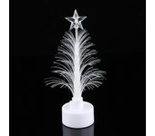 Mini luz nocturna LED de fibra óptica colorida para árbol de Navidad, lámpara de regalo de Navidad