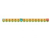 Creative Party Banner de cumpleaños con animales de safari One Size