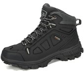 BONA, nuevos diseñadores, Botas cálidas con abertura de vaca, Zapatillas altas a la moda para hombre, Botas de invierno para hombre, zapatos de nieve cómodos 41 gris oscuro