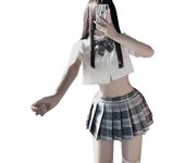 Traje de marinero Gal Cosplay JK Uniforme sexy de chica de secundaria Minifalda Linda Popular Damas Moe Foto Elegante Estándar Auténtico Foto Concurso de disfraces