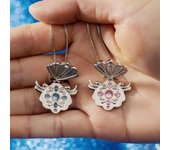 Collar de sirena de Anime, colgante de concha de Nanami Ruchia Lucia Hanon Hosho, accesorios de joyería