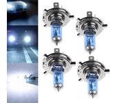 AYW 2 uds H1/H4/H7 55W/100W faros halógenos de Gas xenón lámparas blancas 12V 5000K bombillas H11 55W