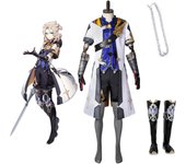 Albedo cosplay Disfraz Botas Disfraz de carnaval de Halloween Set completo L-Costume and Shoes