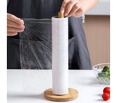 Rollo de madera para cocina, soporte para papel de cocina, soporte Vertical para pañuelos de baño, olla de papel desechable, accesorios de almacenamiento para inodoro y cocina beige