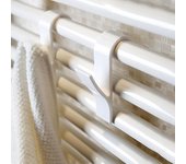1/2/4 piezas Toallero Radiador Perchero Perchero Gancho de baño Refuerzo Resistente a la temperatura Gancho fijo antideslizante 1pcs