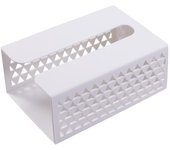 Bandeja para papel higiénico sin perforaciones para cocina y baño, soporte para papel, caja para rollos de papel, herramienta One Size blanco