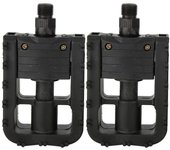 1 par de pedales plegables de plástico para bicicleta de montaña y carretera, pieza de ciclismo de calidad.