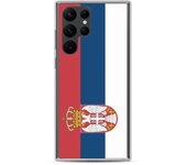 Coque Téléphone - Samsung - Galaxy S22 - Drapeau Serbie - Souple - Multicolore
