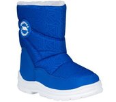 TRESPASS Botas de nieve con copos de nieve para niños/niños 7 UK Child azul