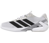 Zapatillas de tenis Adizero Ubersonic 5 Tennis NJX24 Calzado Metálico cm [Adidas] Blanco/Negro/Plata (IE1376) 27.5