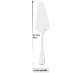 JANKNG 1 Uds vajilla plateada juego de cubiertos de acero inoxidable cuchara para sopa tenedor para ensalada pala para pastel juego de vajilla juego de cubiertos de cocina para cena Cake Spatula