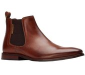 Base London Mens Sikes Leather Chelsea Boots 8 UK bronceado