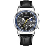 Relojes de cuarzo de diseño a la moda para hombre, relojes de pulsera originales para hombre de negocios, relojes masculinos de marca superior, los mejores regalos para el marido negro