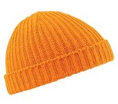Beechfield - Gorro de invierno unisex retro Trawler One Size coche de bomberos rojo