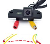 Cámaras de visión trasera con pistas de trayectoria dinámica inteligente para Ford Sedan Focus Mondeo c-max 2000-2010