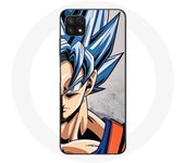 Funda para Samsung Galaxy A22 5G Anime Dragon Ball Goku Pelo Azul