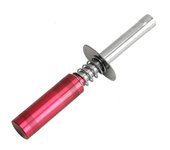Encendedor de bujías incandescentes de aleación de aluminio, accesorio RC 1/10, apto para camiones petroleros HSP 80103, color rojo