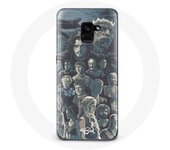 Coque pour Samsung Galaxy A8 Plus Game of Thrones Saison 8 Le Trône de Fer Affiche Personnages Fond