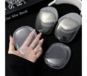 1 Par Funda para Auriculares Para Apple Airpods Max Cubierta Protectora Brillo Destello Transparente Tpu Suave Funda para Auriculares Para Apple Airpods Max 2 A1