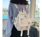 Bolso y Mochila para mujer, Mochila escolar para niñas pequeñas, Mochila impermeable de nailon a la moda japonesa informal para chicas jóvenes, Mini Mochila femenina One Size