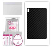 apgo Protective Skin Sticker for the back compatible with Huawei MatePad Pro 10.8, Wrap Film, Foil, Vinyl - Pattern Carbon Black