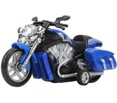 1/16 Escala Juguetes de motocicleta Modelo de juguete de motor de aleación Muy simulado Niños Niño Vehículo de juguete de tracción trasera Coche de juguete de tracción trasera con juguetes de sonido y luz 1/16-Size:16*5.5*9cm azul