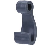 1 gancho de plástico duradero para fijar lonas, botes, kayaks, botes de goma, botes inflables, color gris claro. gris claro