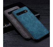 Funda Premium de piel sintética para samsung Galaxy S10 Plus Lite S10E, funda de Color sólido resistente a los arañazos para samsung Galaxy 10 5G Galaxy S10 marrón