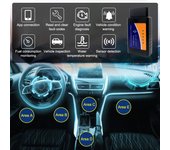 Escáner OBD2 ELM327, Detector de diagnóstico de coche, herramienta de lectura de código V1.5, WIFI, Bluetooth, OBD 2 para IOS y Android, herramientas de reparación de escaneo automático