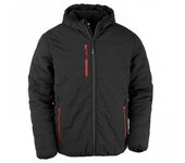 Result Chaqueta de invierno acolchada con brújula reciclada genuina para hombre 3XL negro