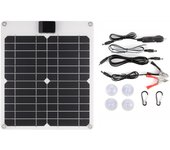 Cargador solar al aire libre del poder móvil del panel de carga solar del teléfono celular del silicio monocristalino blanco
