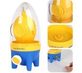 Extractor de huevos dorados, batidor de yemas blancas, práctico sin romper huevos, herramienta manual para cocinar huevos, herramienta de cocina, accesorios para el hogar