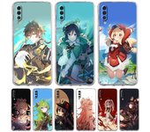 Funda de teléfono Genshin Impact Baizhu para Samsung A54, A52, A50, A70, A10, A30, A40, A20S, A20E, A02S, A12, A14, A22, A42, A72, A34, A32, A04s Samsung A10