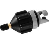 Adaptador de bomba de aire para tabla de surf, tabla de Paddle inflable, bote de goma, Kayak negro