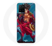 Coque pour Vivo Y21s 2021 / Y21 2021 Luffy Gear 5 One Piece Anime
