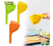 Exprimidor de limón fácil de apretar, exprimidor Manual de zumo de naranja y cítricos, exprimidor de mano plegable amarillo