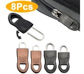 Tirador de cremallera de repuesto para ropa, etiqueta de cuerda, fijador de cremallera, hebilla rota, cordón de cremallera, bolsa, Maleta, mochila, tienda, 8 Uds.