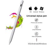 Lápiz óptico Universal para Android IOS Windows Touch Pen para iPad iphone lápiz para Huawei Lenovo Samsung teléfono Xiaomi Tablet Pen blanco