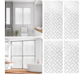 Película de ventana parasol para el hogar, vidrio esmerilado, pegatina electrostática, esmerilado extraíble, cubiertas para puertas y ventanas de baño One Size