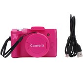 Cámara digital 1080P 16MP HD Pantalla de 2,4 pulgadas Enfoque automático Zoom 16X para fotografía Vlogging