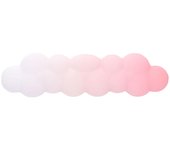 Reposamuñecas para teclado, suave, antideslizante, ergonómico, con forma de nube, espuma viscoelástica, almohadilla de apoyo para muñeca para teclado